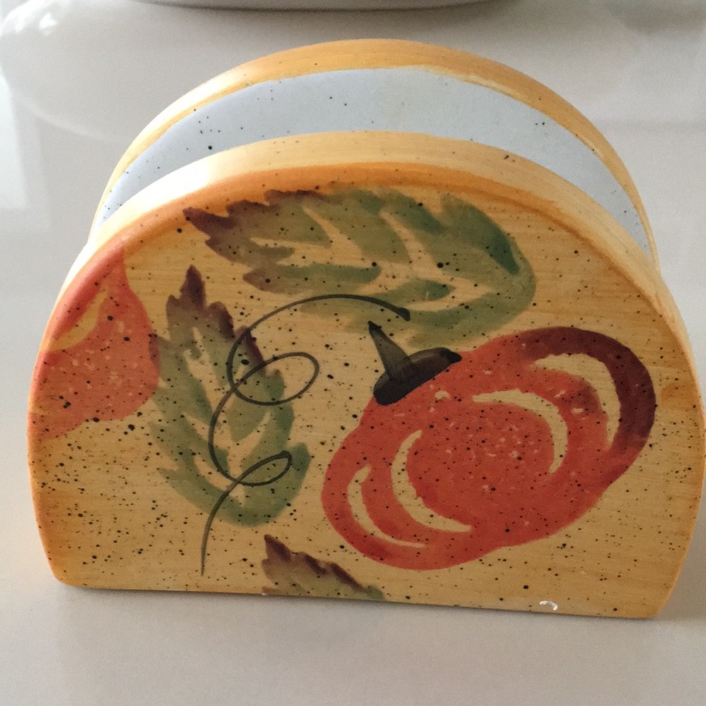 Ceramic Napkin Holder used